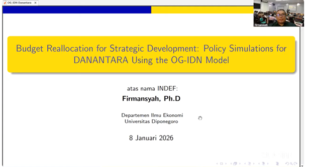 Indonesia applies OG-IDN macroeconomic model in policy dialogue on budget reallocation