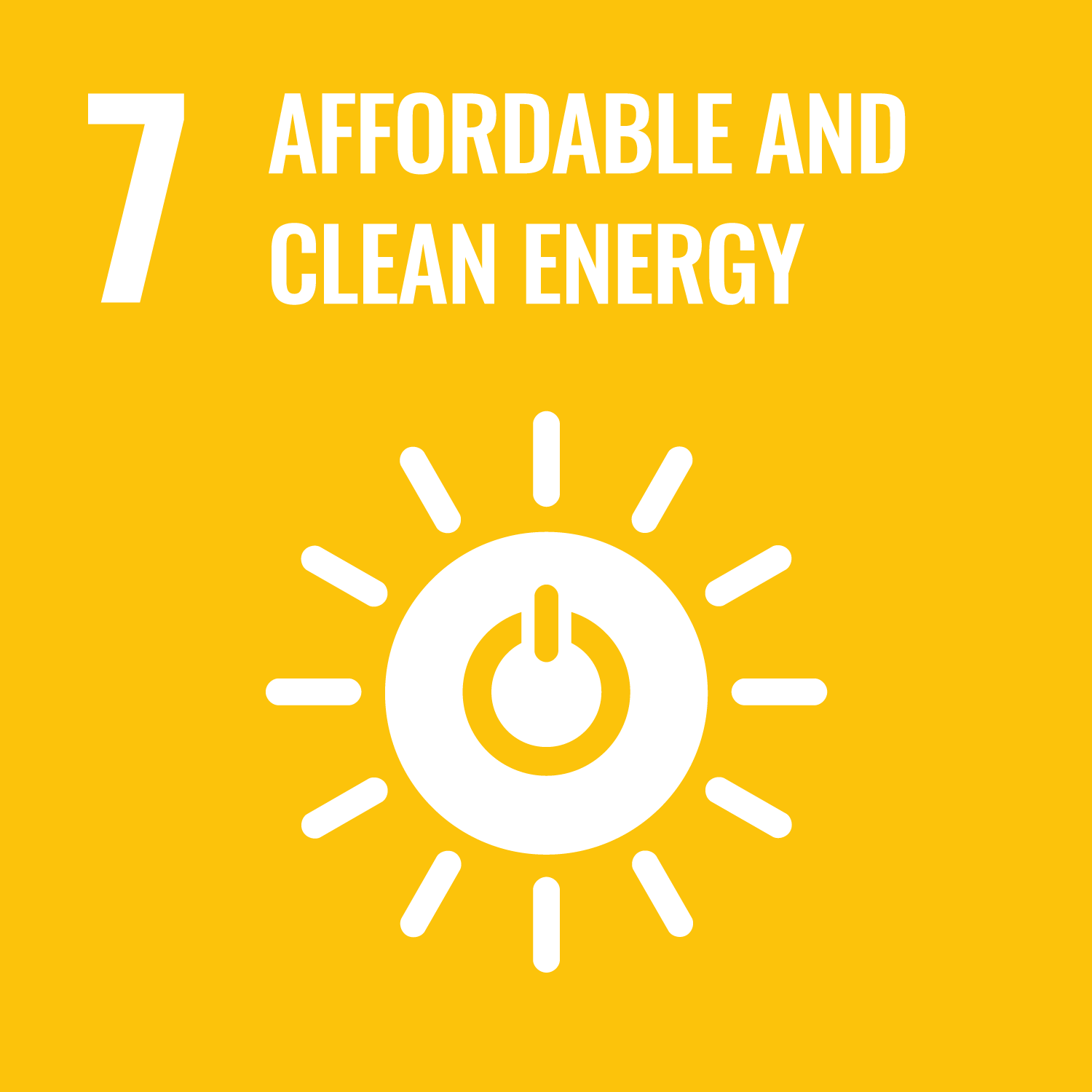 Official SDG 7 icon